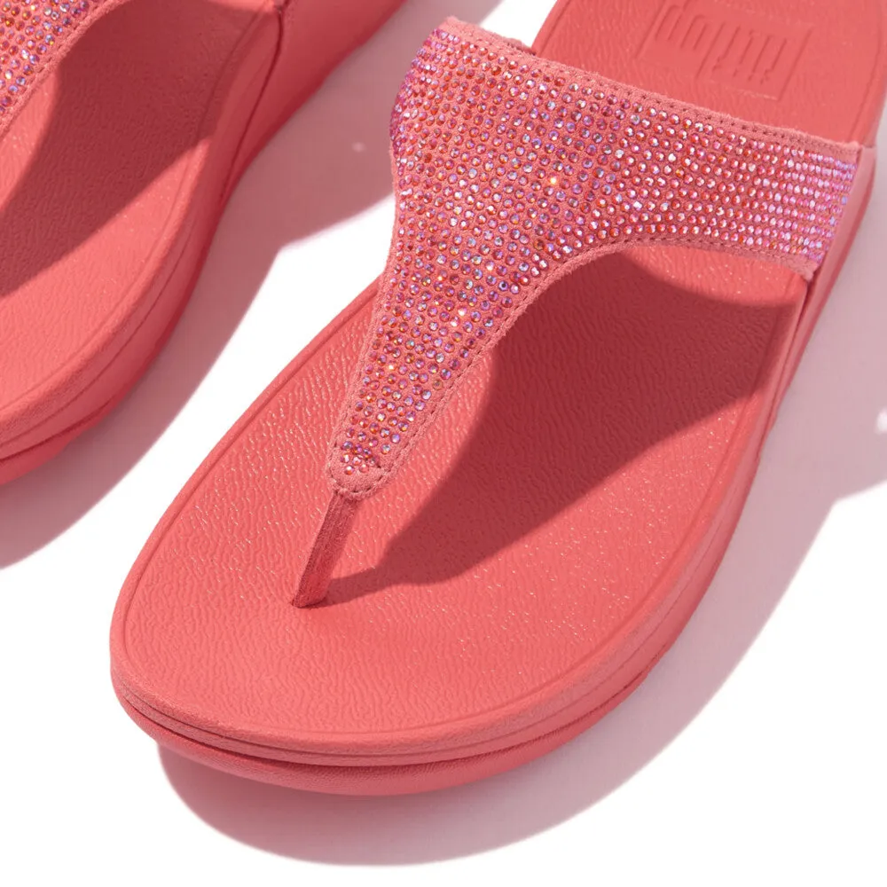 รองเท้าแตะแบบหูหนีบ ผู้หญิง รุ่น LULU CRYSTAL TOE-POST SANDALS