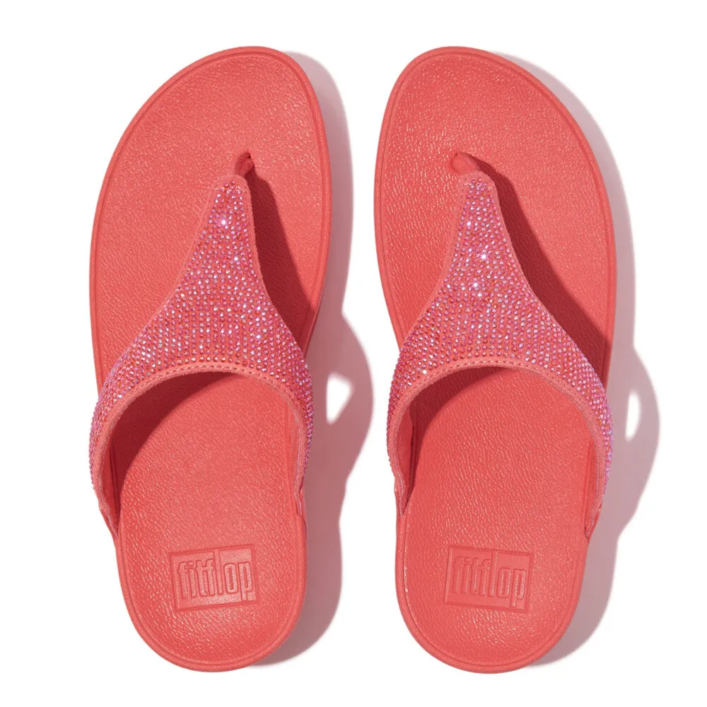 รองเท้าแตะแบบหูหนีบ ผู้หญิง รุ่น LULU CRYSTAL TOE-POST SANDALS