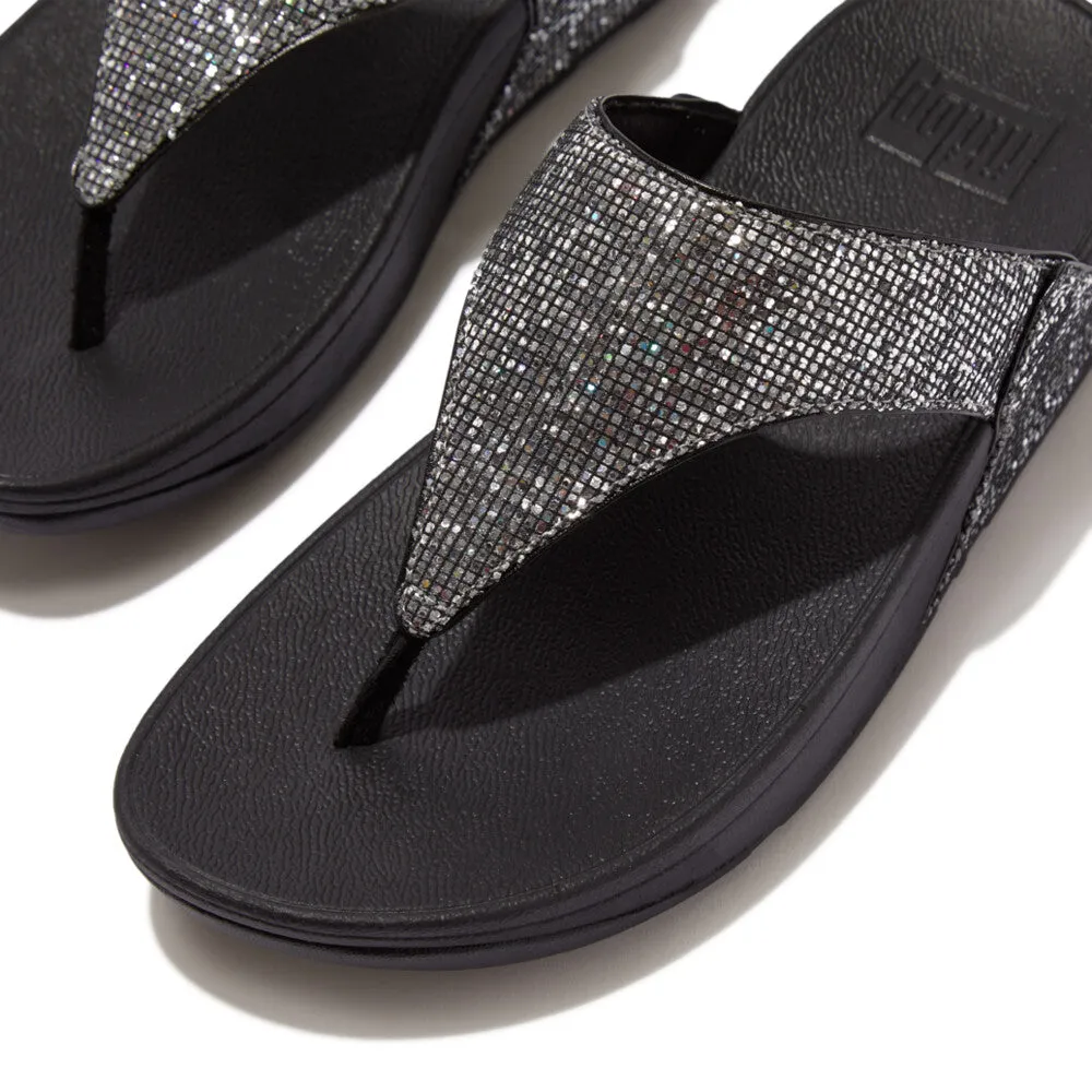 รองเท้าแตะแบบหูหนีบ ผู้หญิง รุ่น LULU GLITTERBALL TOE-POST SANDALS