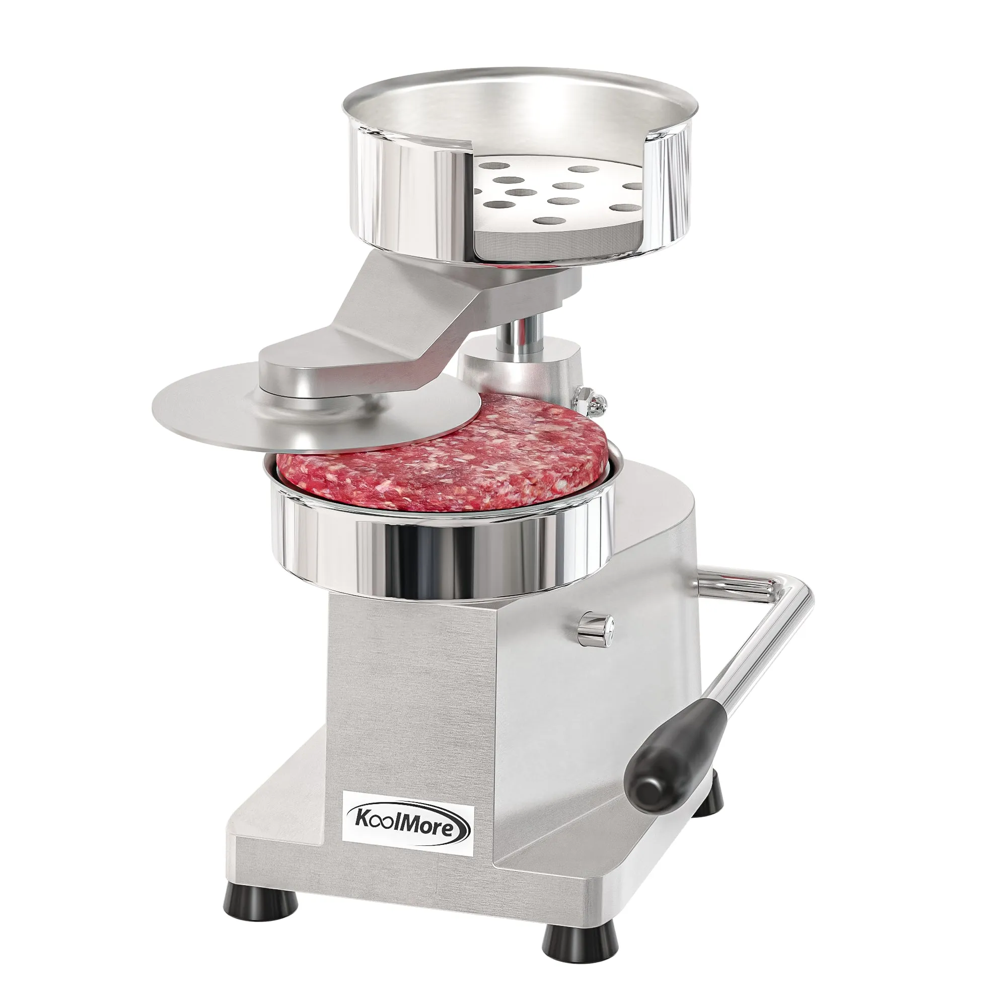 5 in. Heavy-Duty Hamburger Patty Molding Press with Handle, CHM-5.