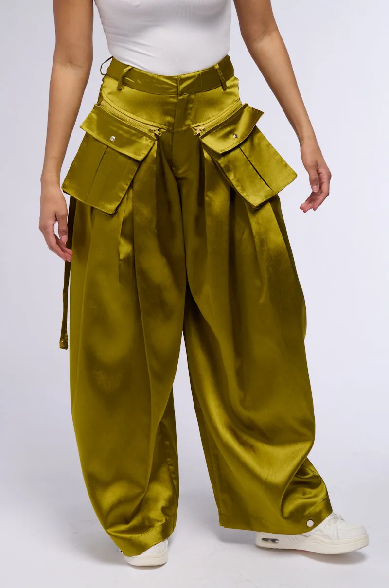 A MOMENT APART WIDE LEG TROUSER WITH POCKETS