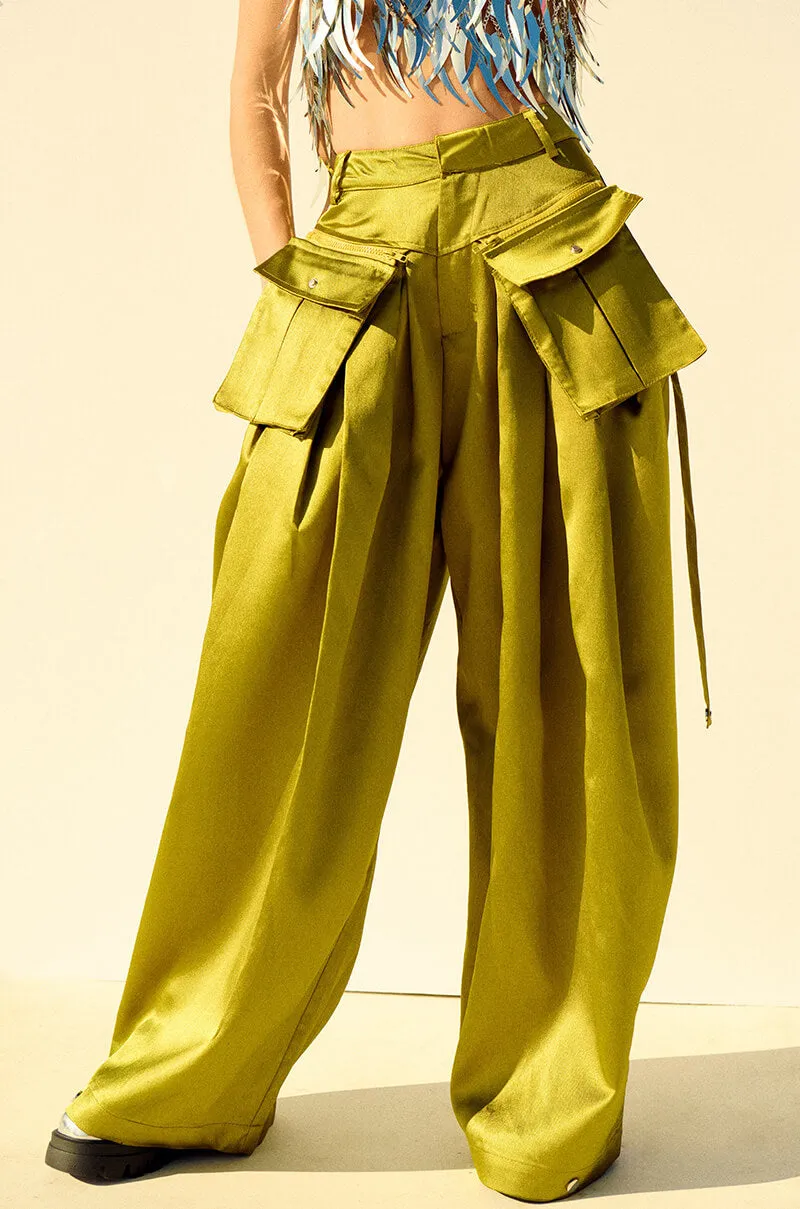 A MOMENT APART WIDE LEG TROUSER WITH POCKETS