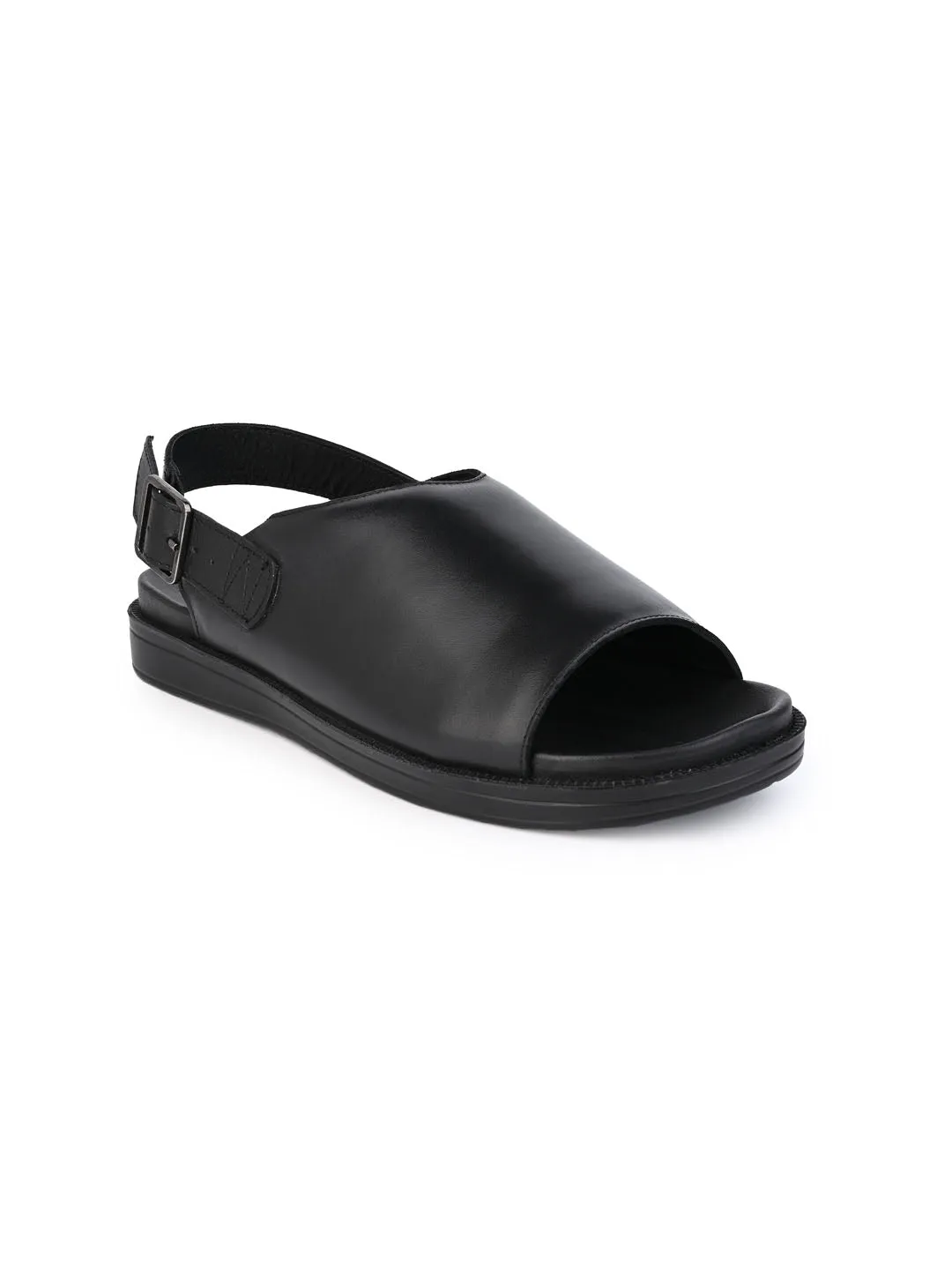 Alberto Torresi Leather Sandal With Padded Insole