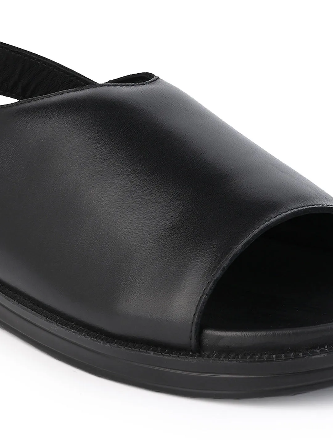 Alberto Torresi Leather Sandal With Padded Insole