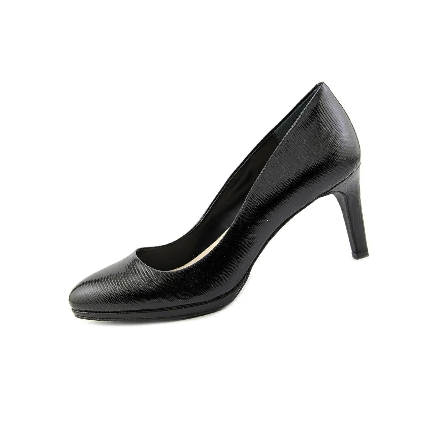 Alfani Womens Glorria Closed Toe Classic Pumps, Black Patent, Size 11.0