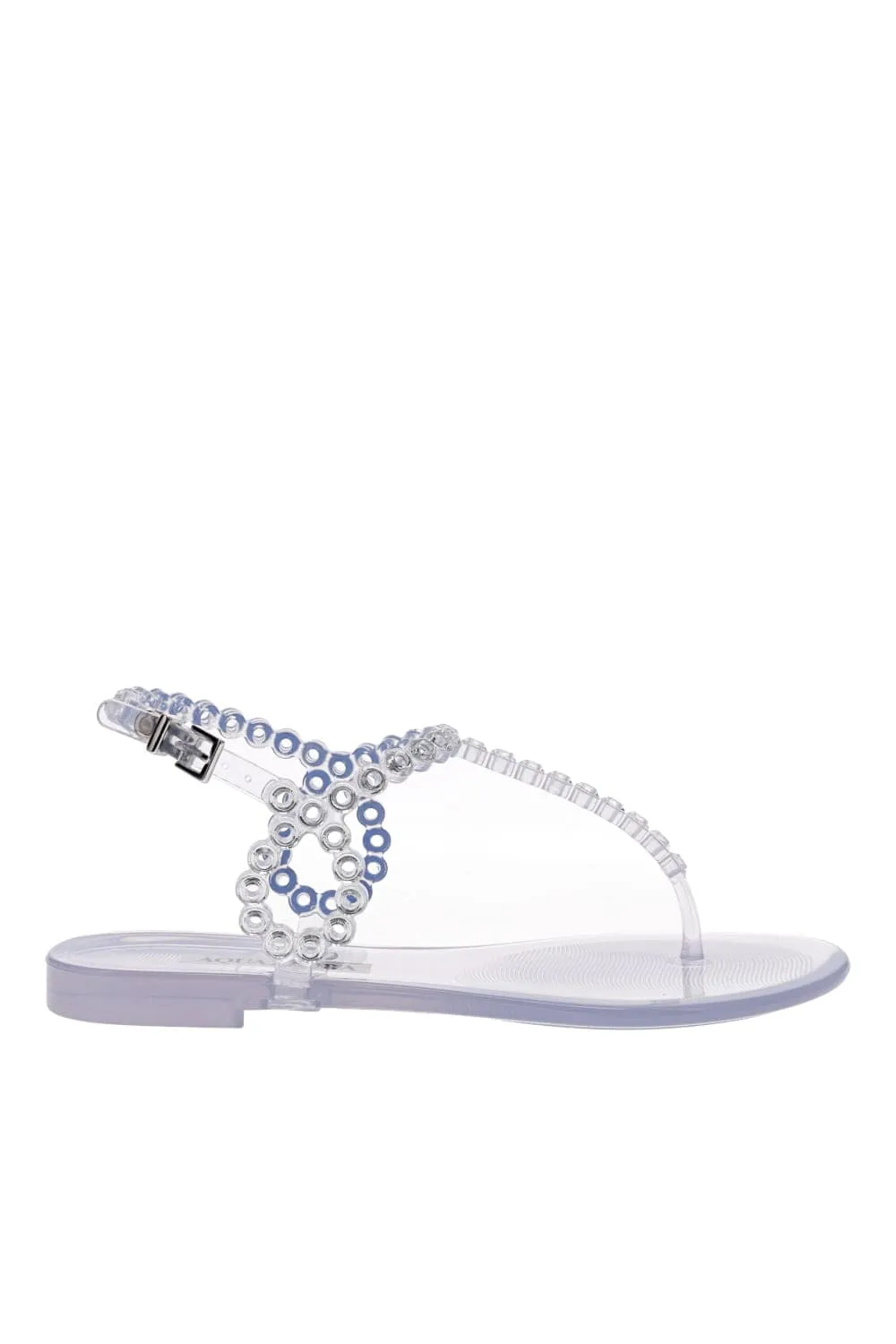 Almost Bare Crystal Transparent Jelly Sandal