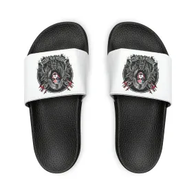 American Metal Society Women's PU Slide Sandals