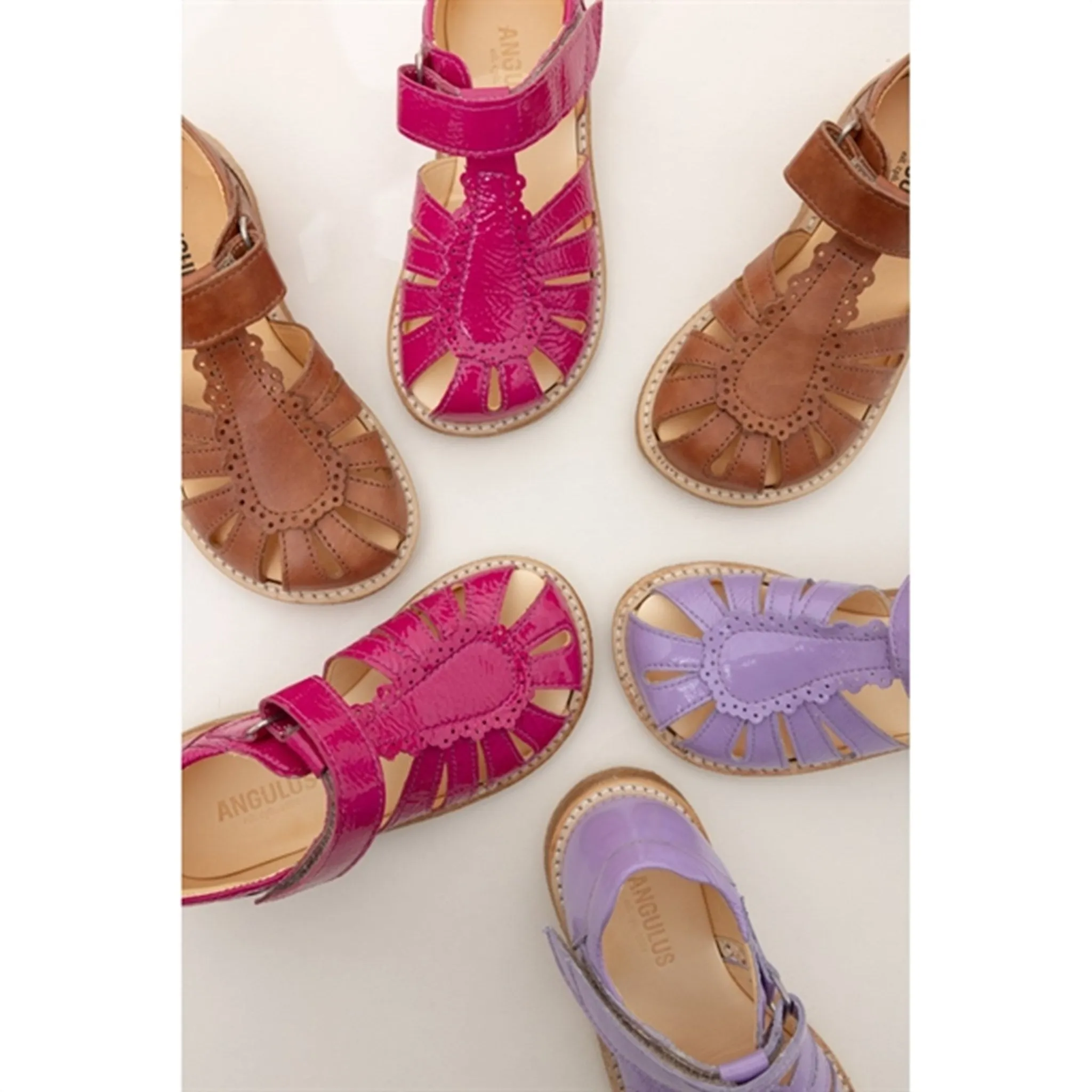 Angulus Sandals Hibiscus