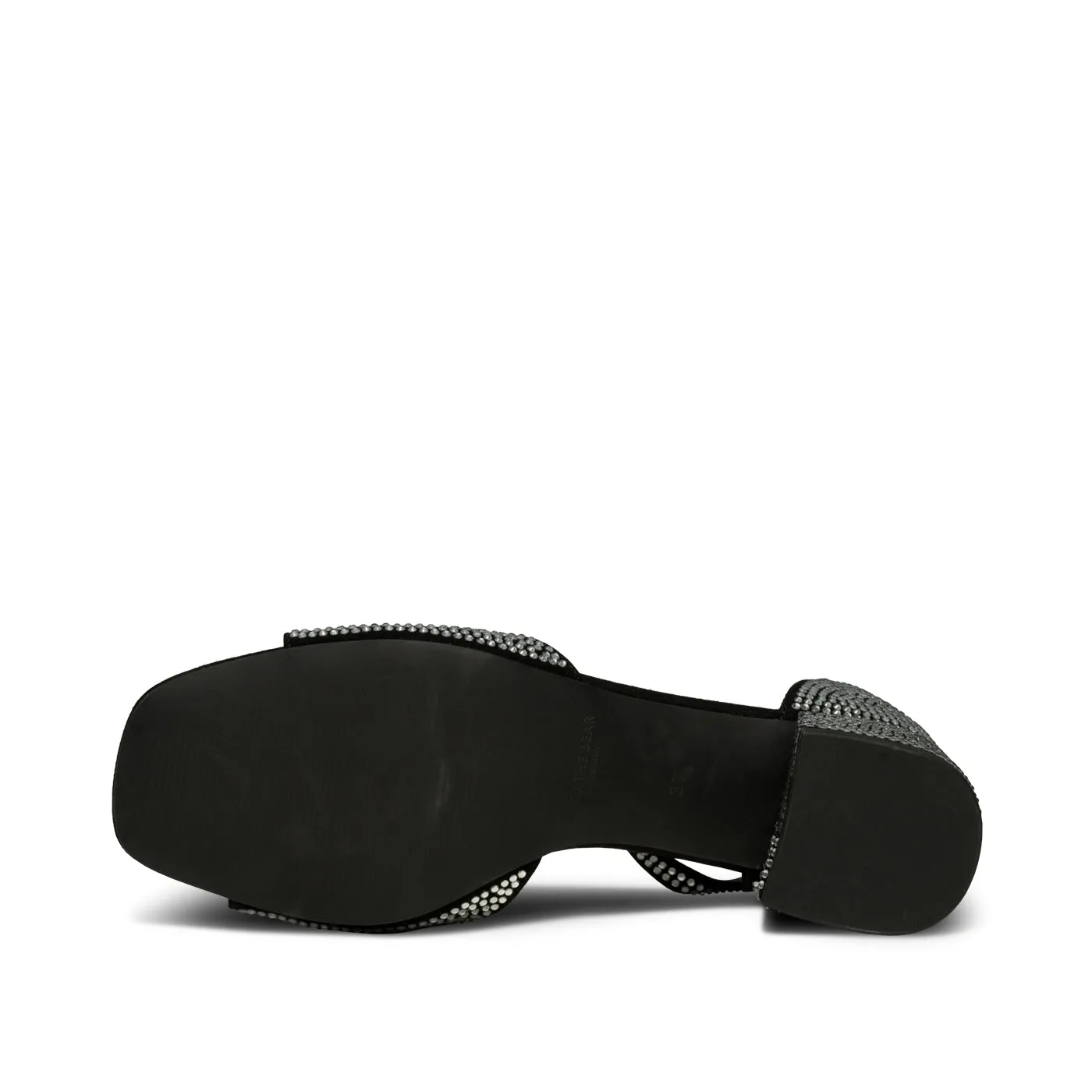 Anni krystal sandal - BLACK