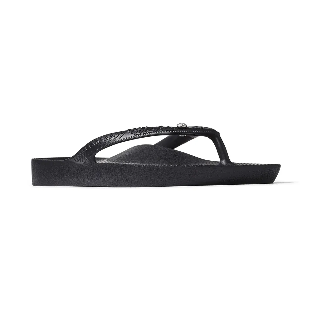 Archies Jandals Crystal Black