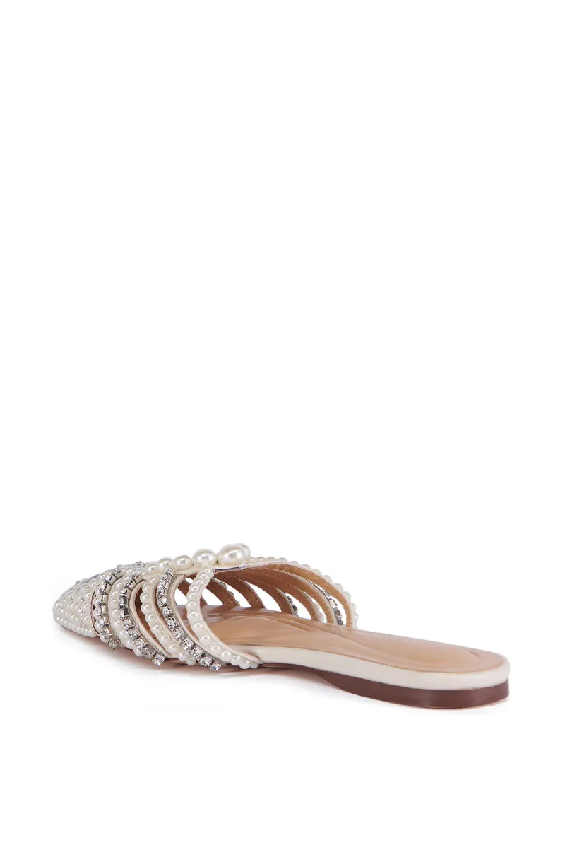 AZALEA WANG ADALINE BONE SLIP ON FLAT