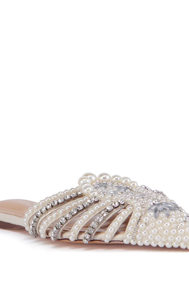 AZALEA WANG ADALINE BONE SLIP ON FLAT