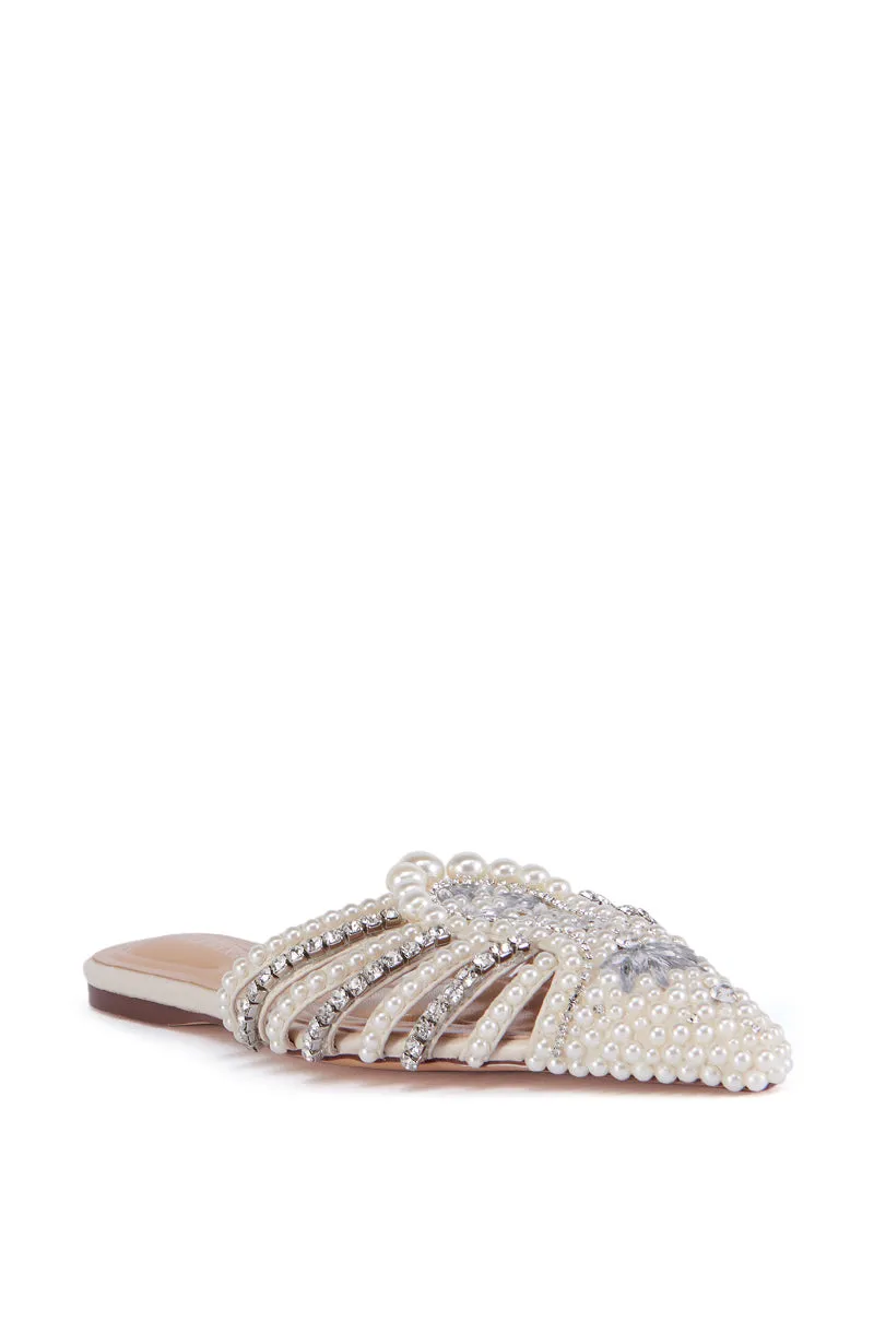 AZALEA WANG ADALINE BONE SLIP ON FLAT