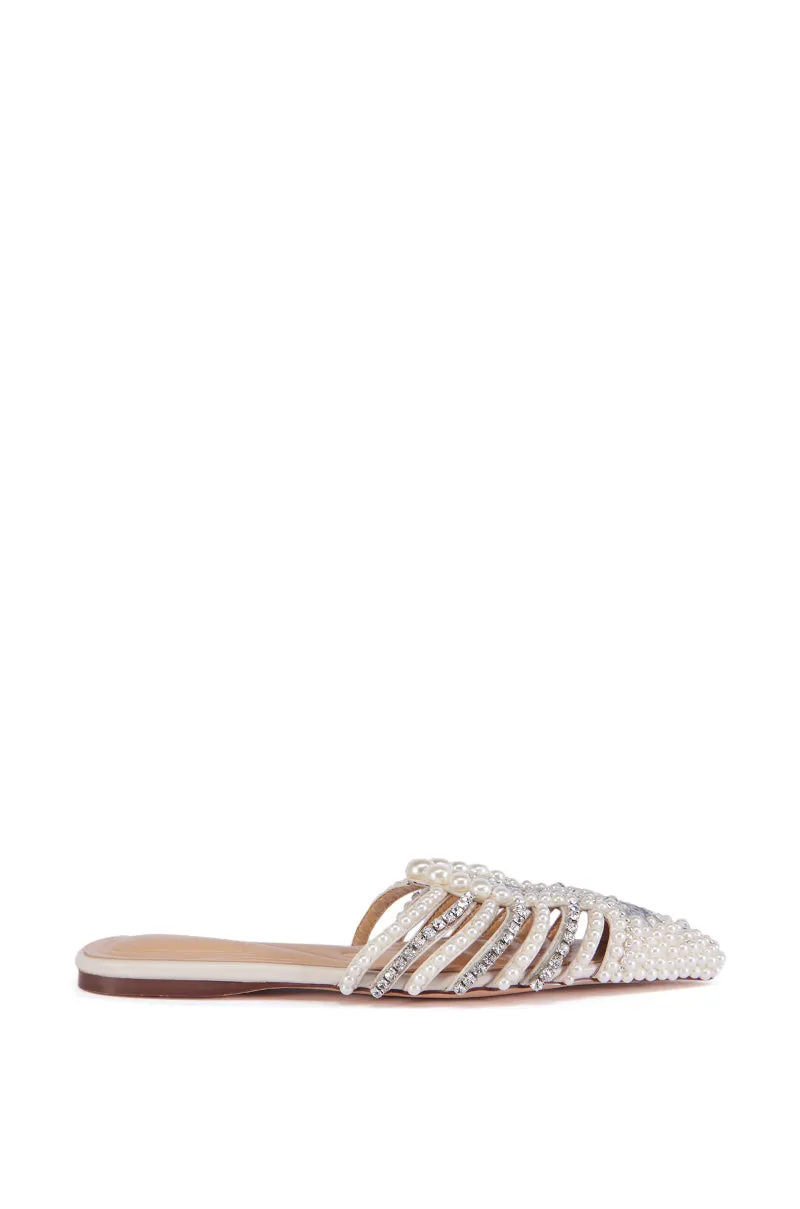 AZALEA WANG ADALINE BONE SLIP ON FLAT