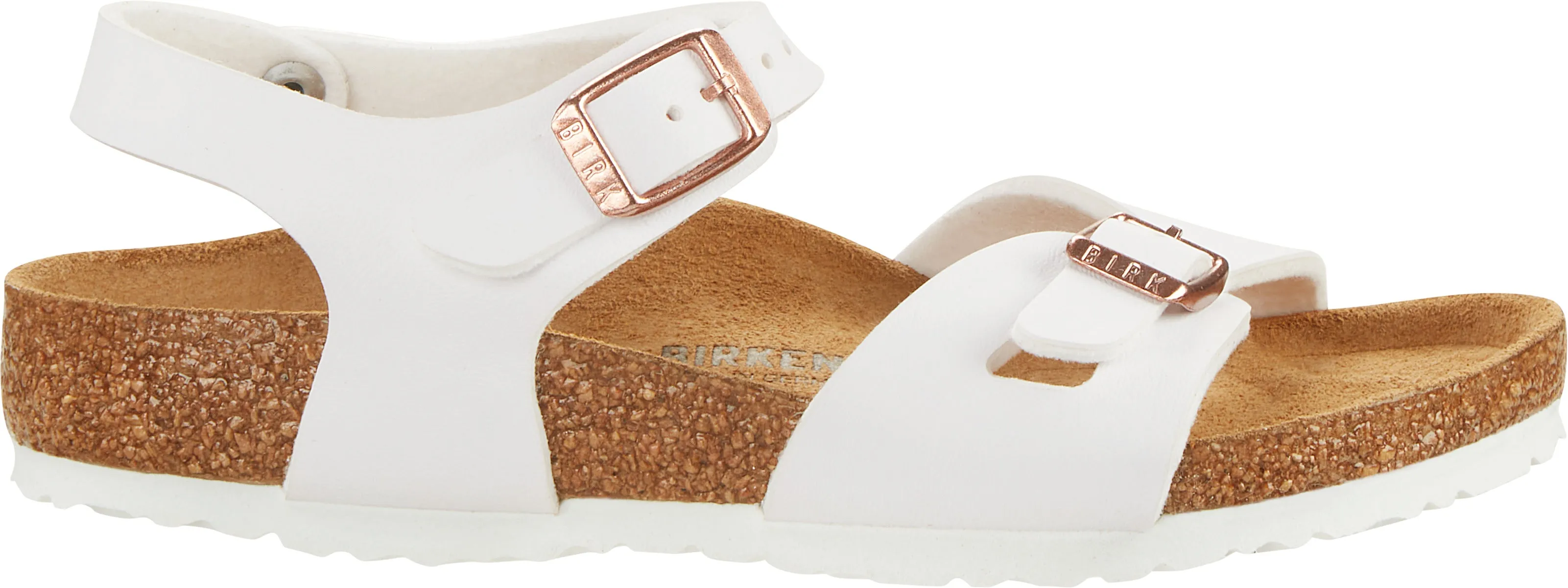 Birkenstock Rio Kids Girls White Sandal