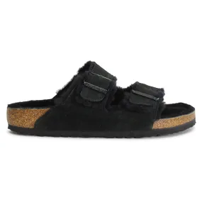 Birkenstock Unisex Arizona Fur Suede Sandals - UK 5