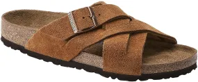 Birkenstock Unisex Lugano Soft Footbed Cross Strap Sandal