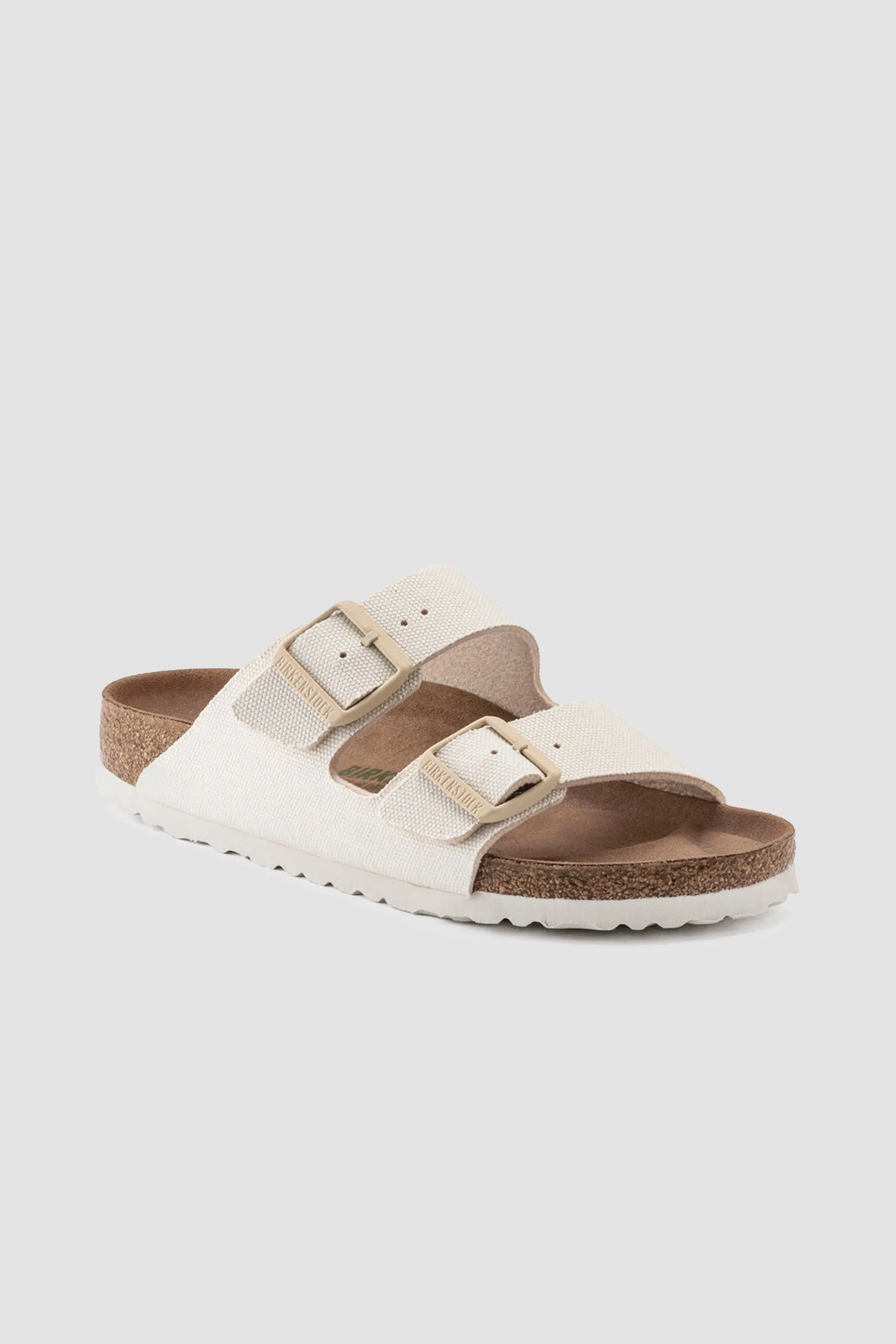 Birkenstock Women's Arizona Vegan Canvas in Eggshell