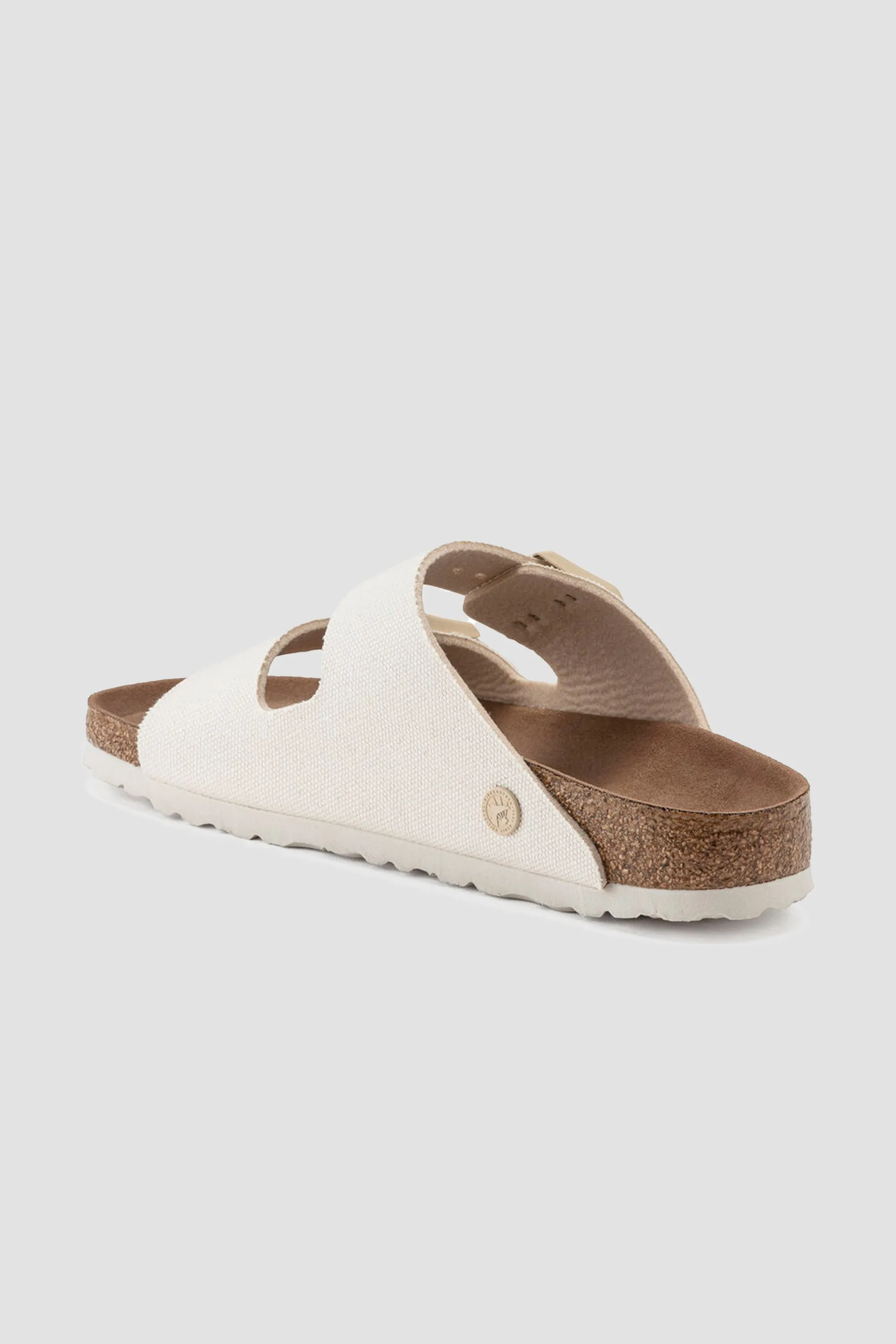 Birkenstock Women's Arizona Vegan Canvas in Eggshell