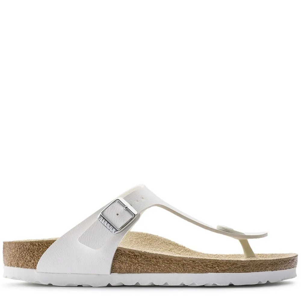 Birkenstock Women's Gizeh Birko-Flor in White