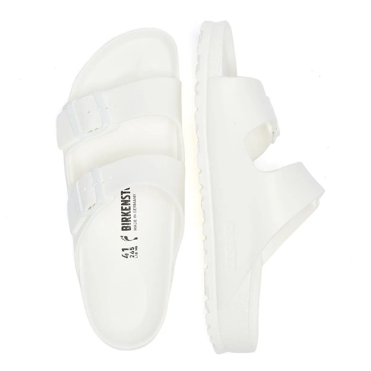 Birkenstock Womens White Arizona EVA Sandals