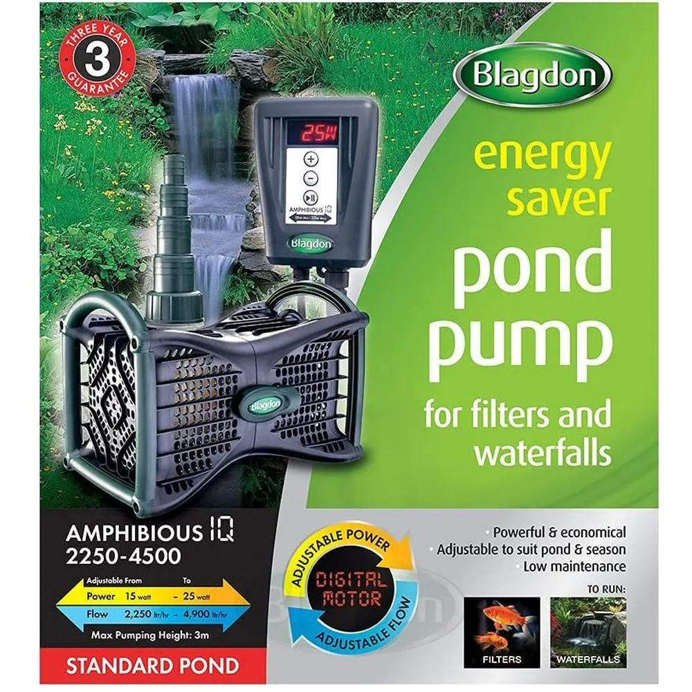 Blagdon Amphibious IQ 2250-4500 Pond Pump