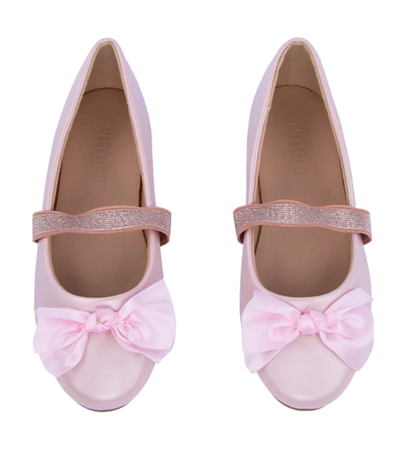 Blush Toddler to Kids Ballet Flats for Girls - Pink