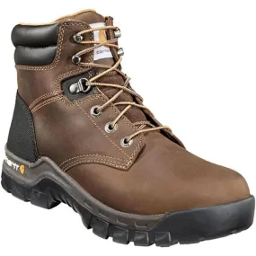 Carhartt CMF6066 Men's Rugged Flex 6-inch Soft Toe Work Boot, Brown Oil Tanned Leather, 11.5