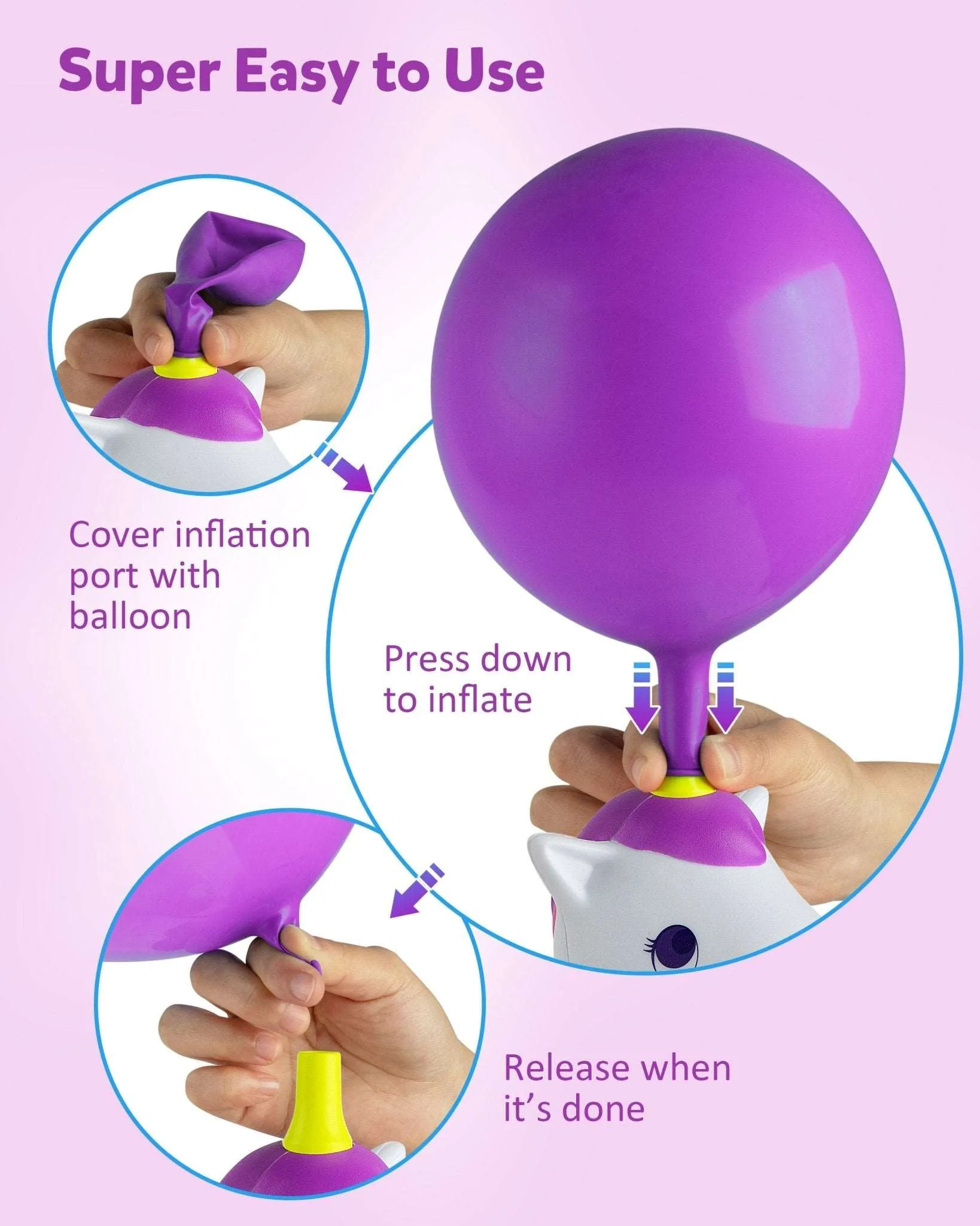 Coogam Unicorn Balloon Pump