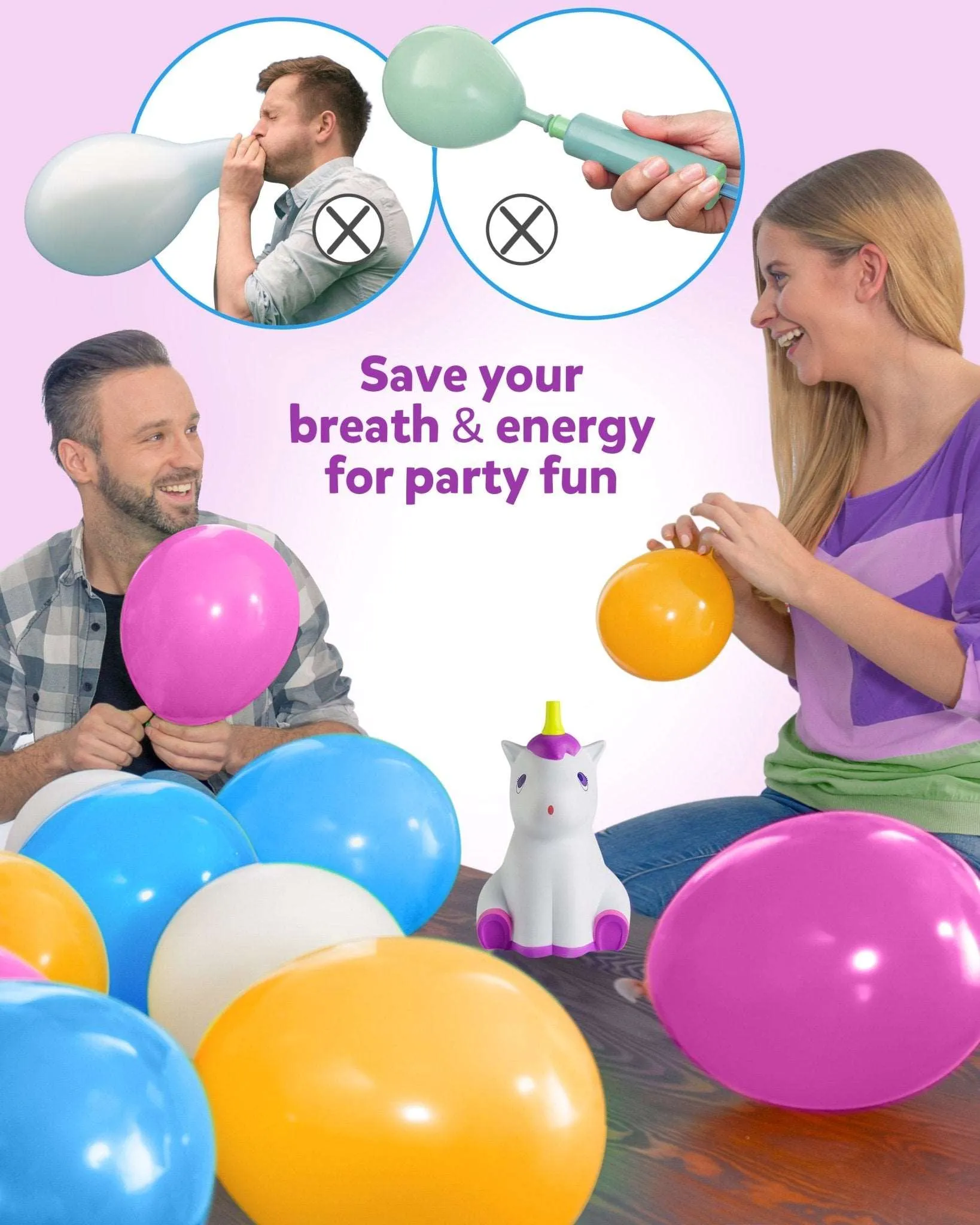 Coogam Unicorn Balloon Pump