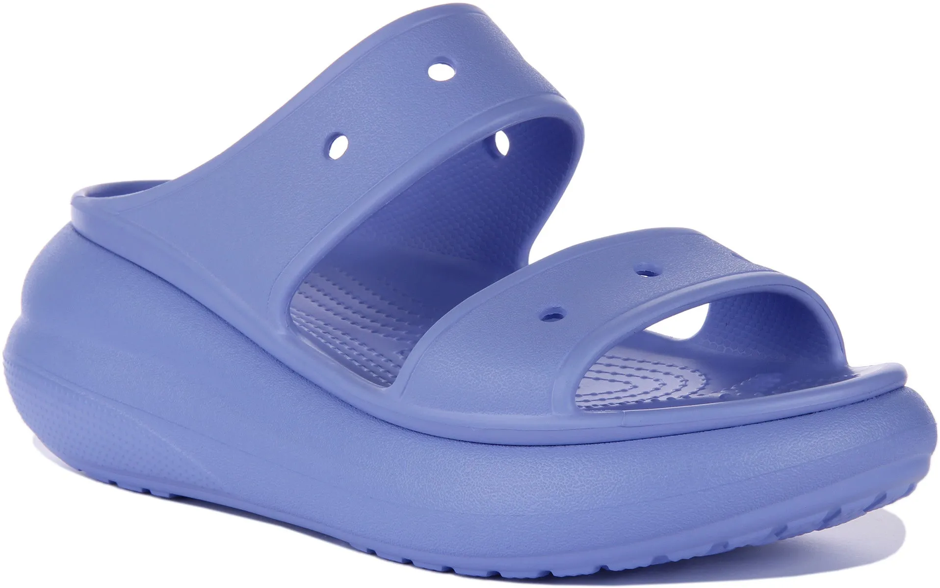 Crocs Classic Crush Platform In Blue