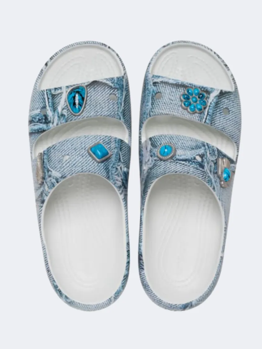 Crocs Classic Denim 2 Unisex Lifestyle Slippers Moonlight