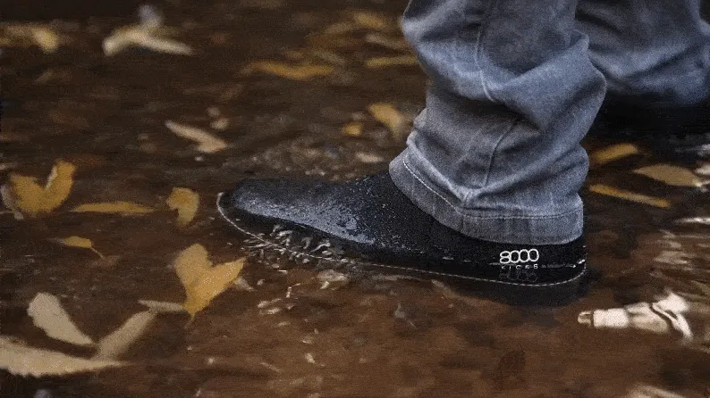 Crossover Men's Vegan Hemp Chelsea Boots | Black