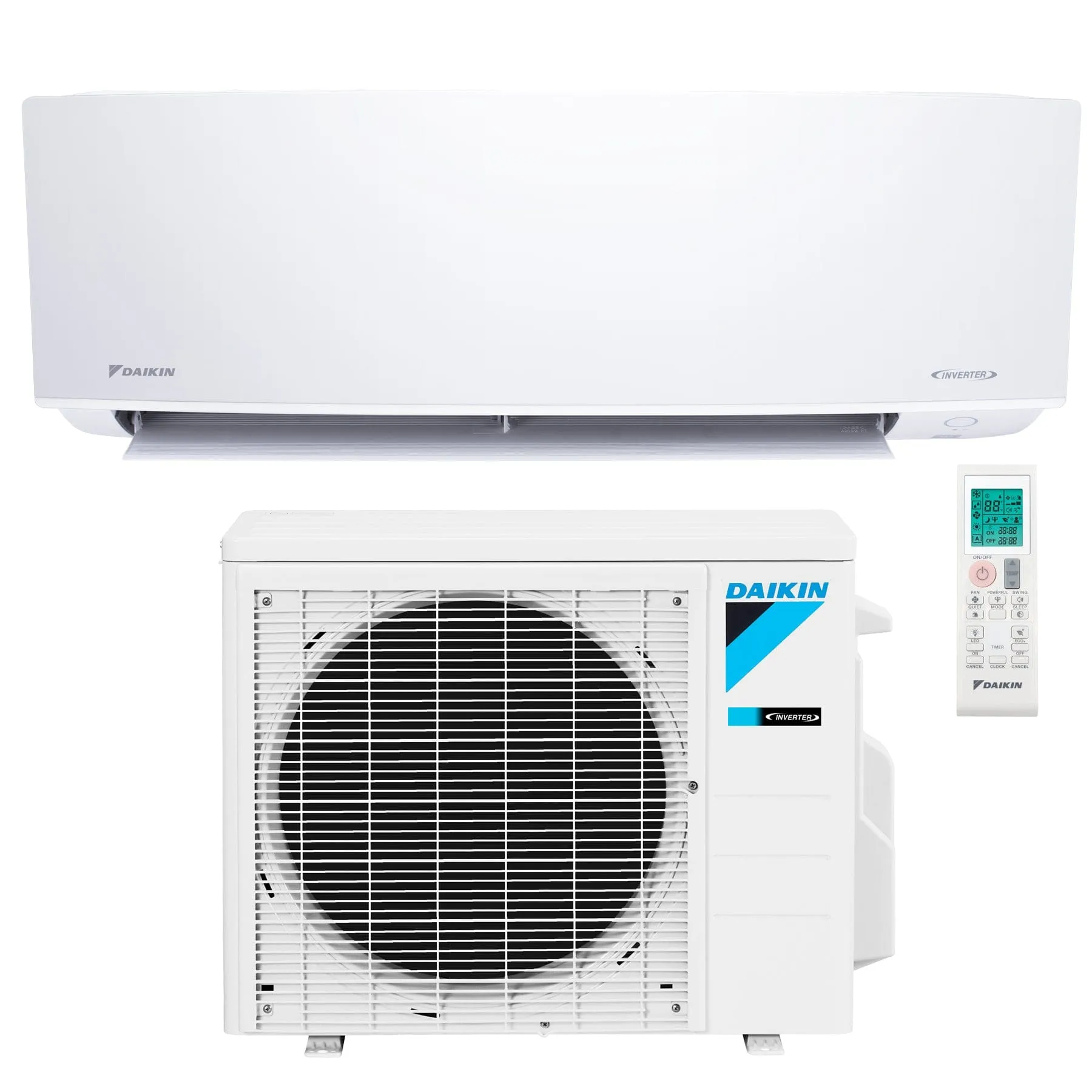 Daikin 24000 Btu 20 SEER2 Ductless Mini-Split Wall Mount Heat Pump Air Conditioner