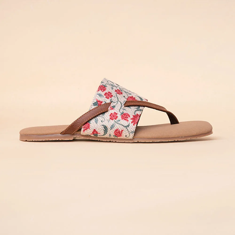 Deccan Garden Side Toe Flats