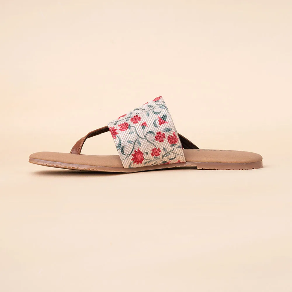 Deccan Garden Side Toe Flats