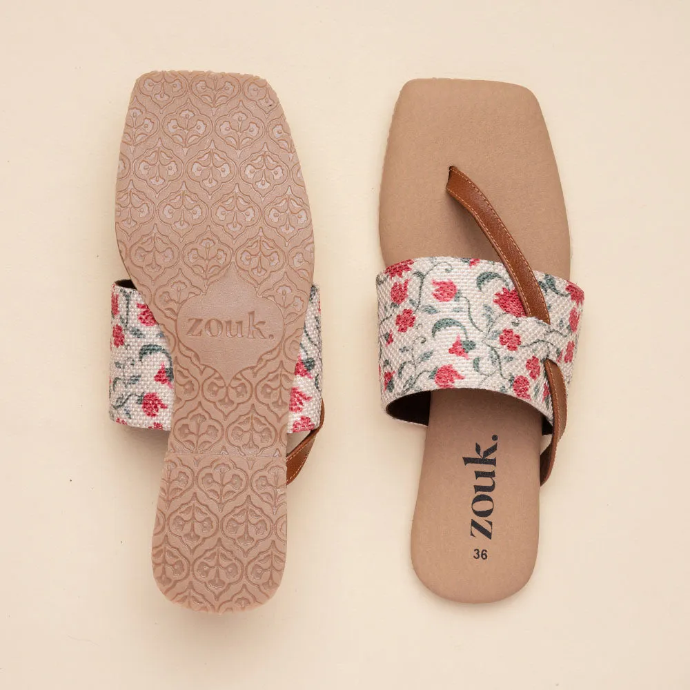 Deccan Garden Side Toe Flats