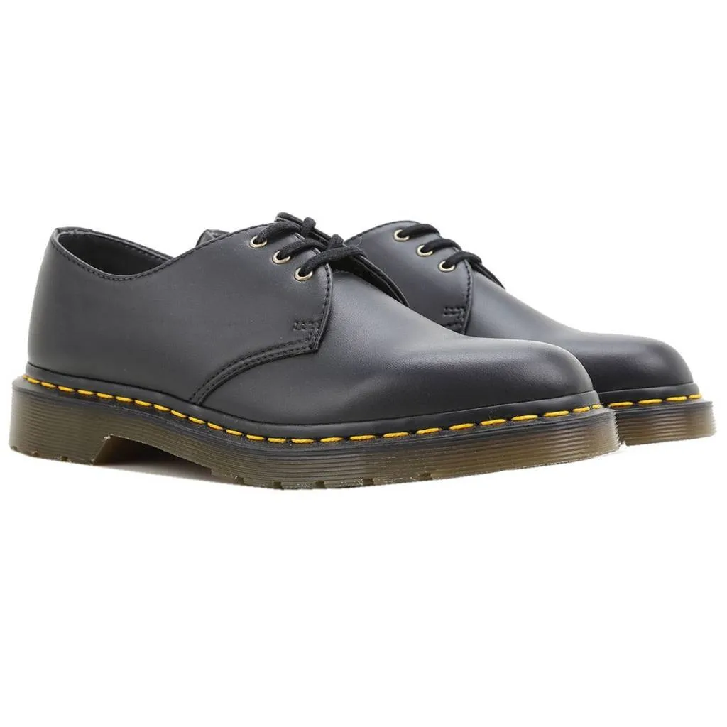 Dr. Martens Felix Rub Off Vegan 1461 3 Eyelet Black Unisex Shoes - UK 5