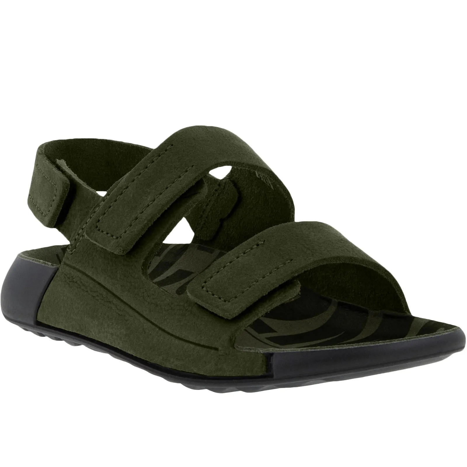 ECCO Kids 2ND Cozmo Hook & Loop Leather Sandals