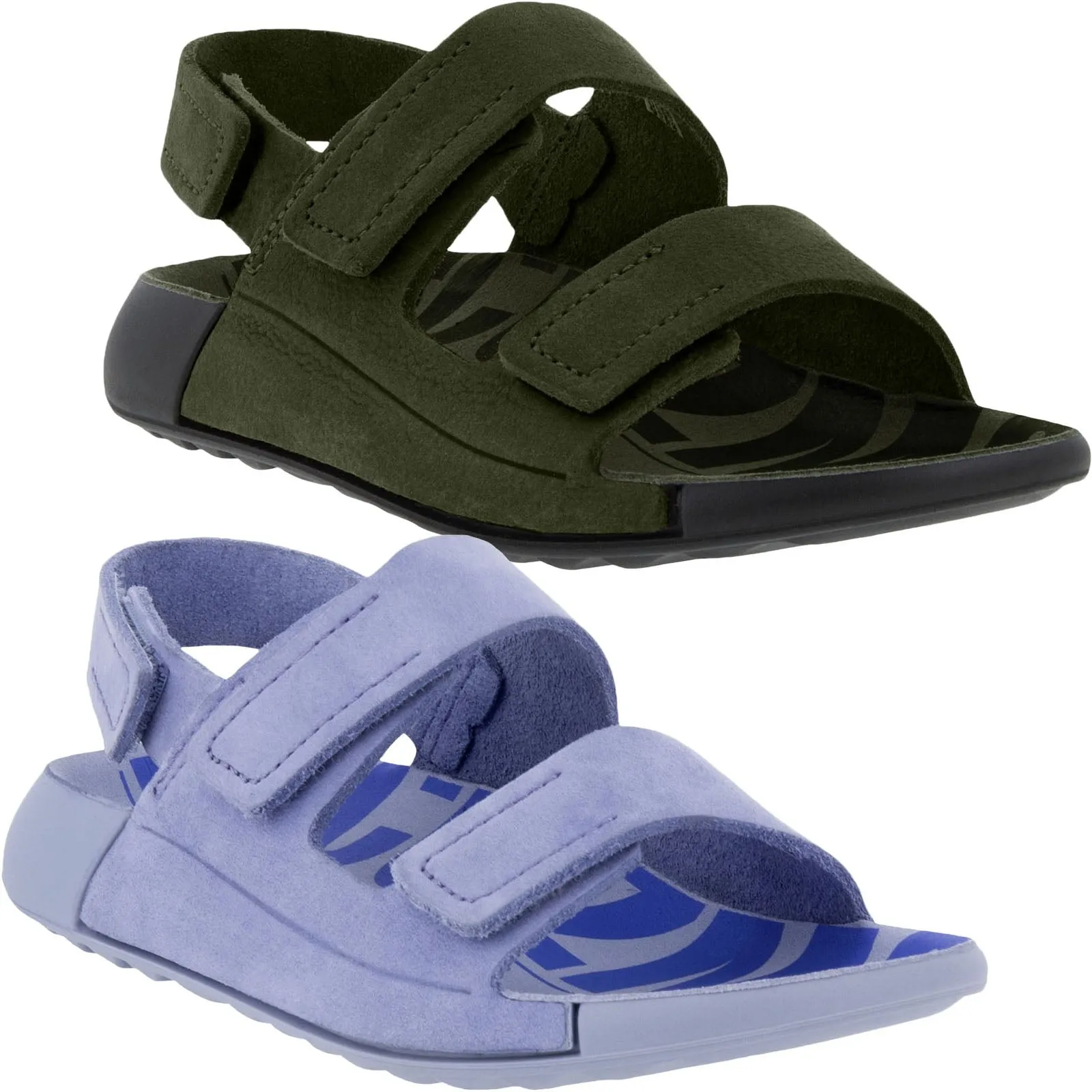 ECCO Kids 2ND Cozmo Hook & Loop Leather Sandals