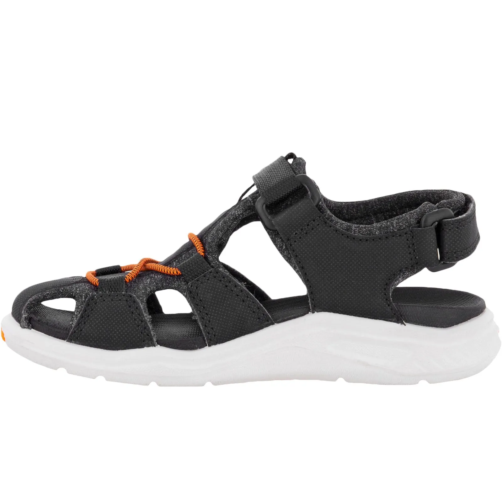 ECCO Kids X-Trinsic Hook & Loop Sandals - Black