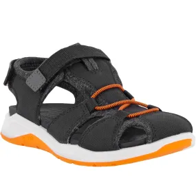 ECCO Kids X-Trinsic Hook & Loop Sandals - Black