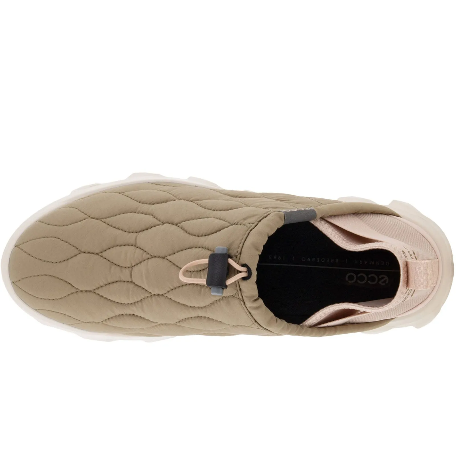 ECCO Womens MX Quilted Fleece Lined Slip On Plimsolls