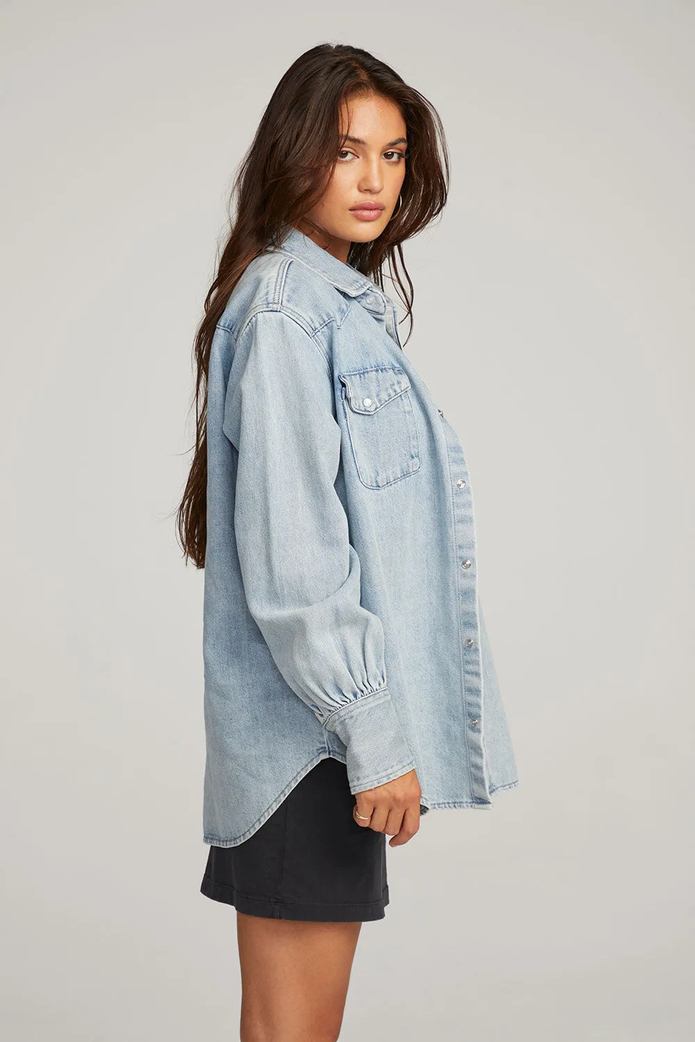 ELK CLASSIC BLUE JEAN BUTTON DOWN