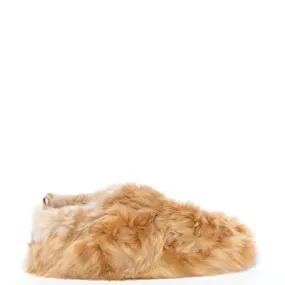 ETHICALLY AND CRUELTY FREE ALPACA SLIPPERS "HONEY SWIRL"