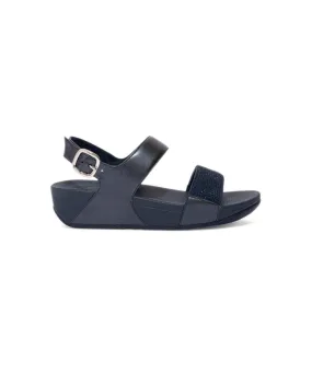 FitFlop Lulu Crystal Embellished Back-Strap Sandals Navy