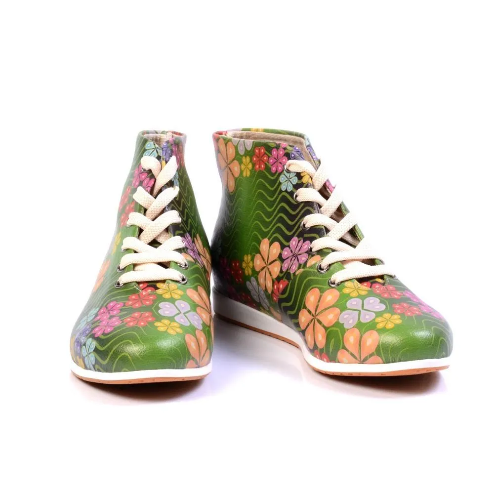 Flowers Short Boots LND1135