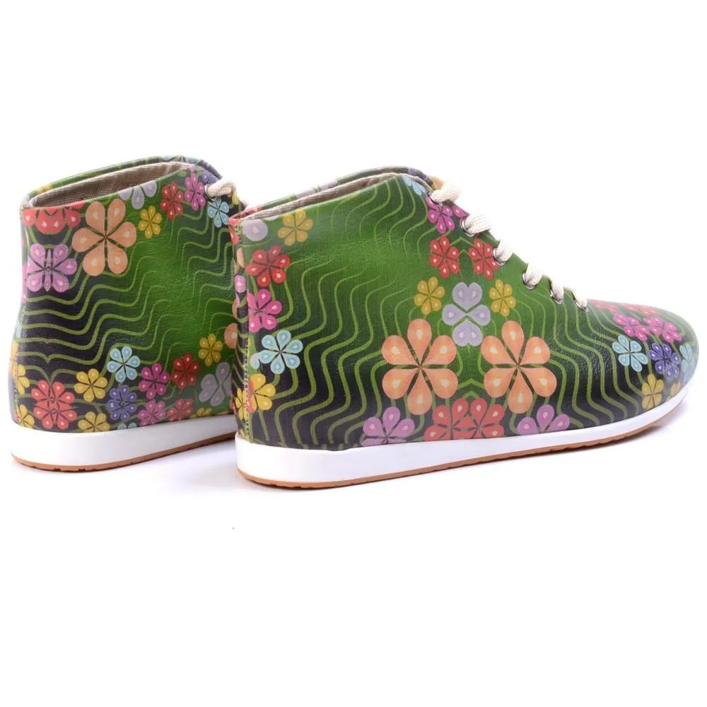 Flowers Short Boots LND1135