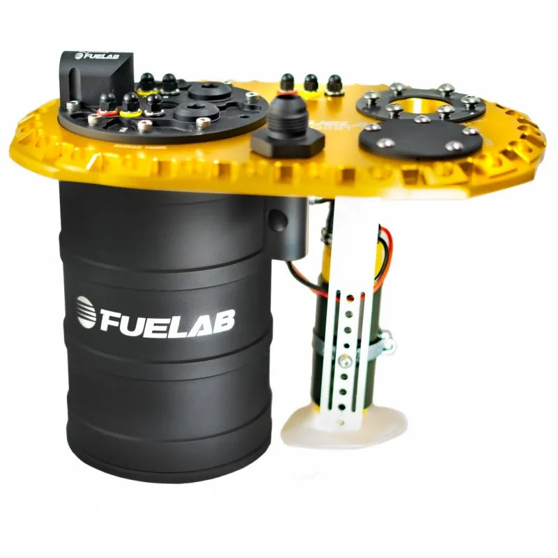 FUELAB 62721-3 Fuel System QSST Gold with Lift Pump FUELAB 49442, Surge Tank Pump Dual FUELAB 49614 with Controller