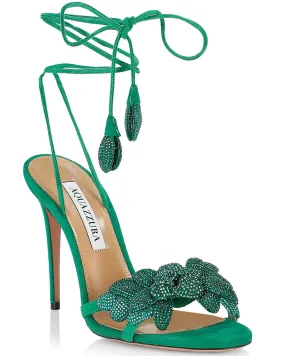 Galactic Flower Sandal in Emerald